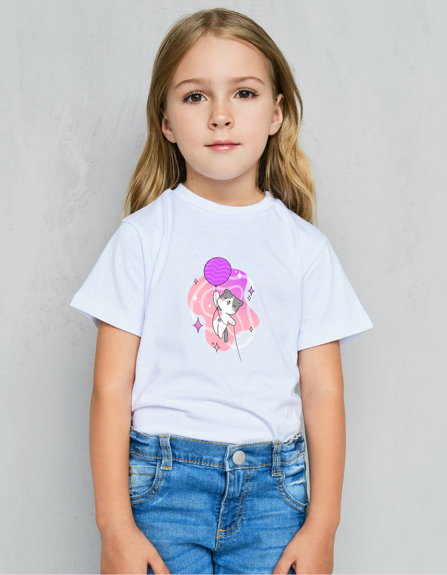 Balloon Cat Kids T-Shirt