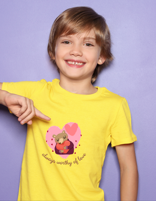 Always worthy of Love Kids T-Shirt