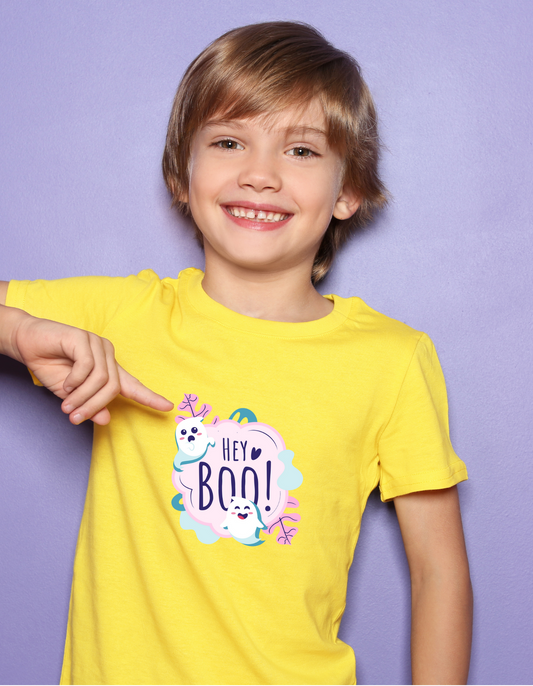 Hey Boo ! Kids T-Shirt