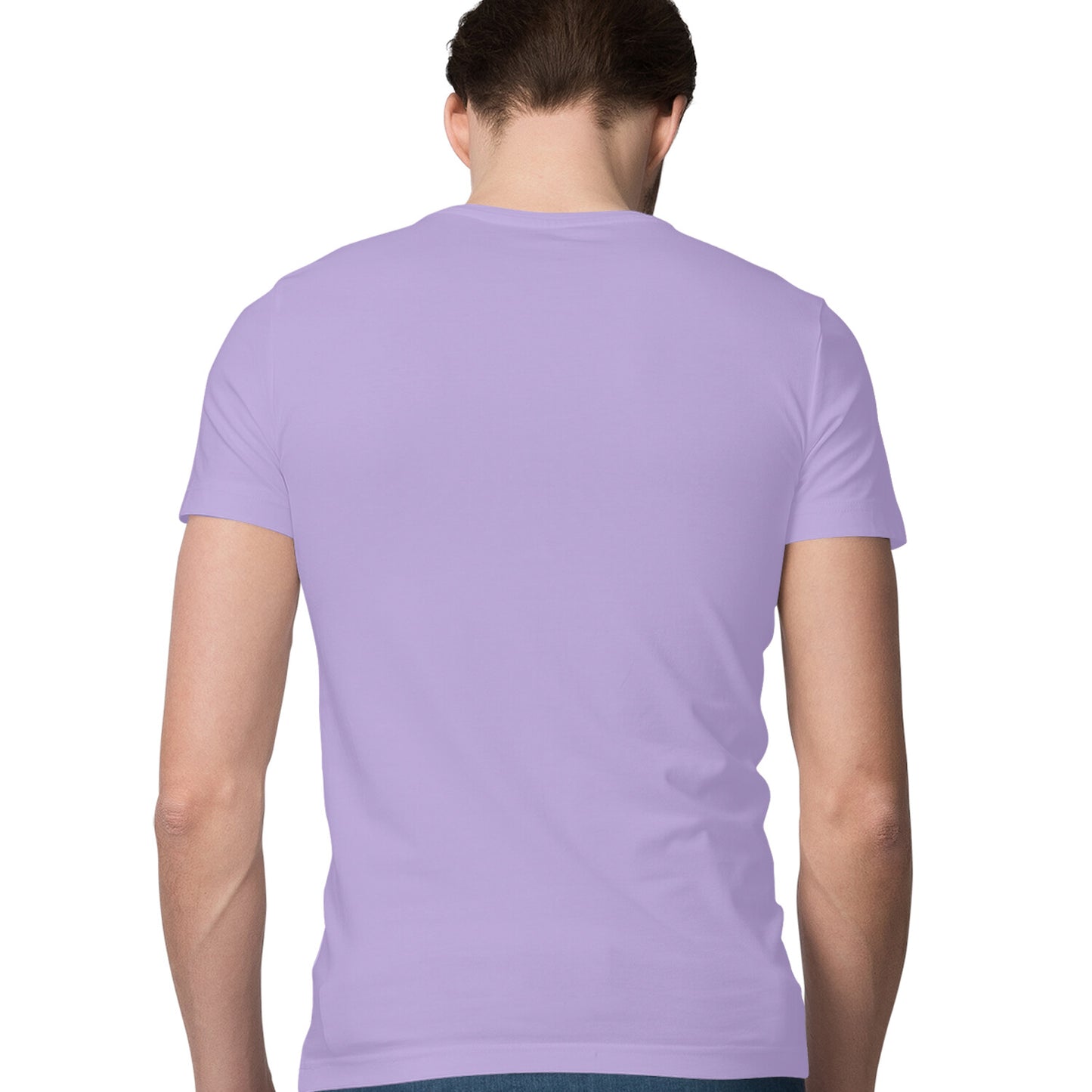 Iris Lavender - Half Sleeve Round Neck T-Shirt