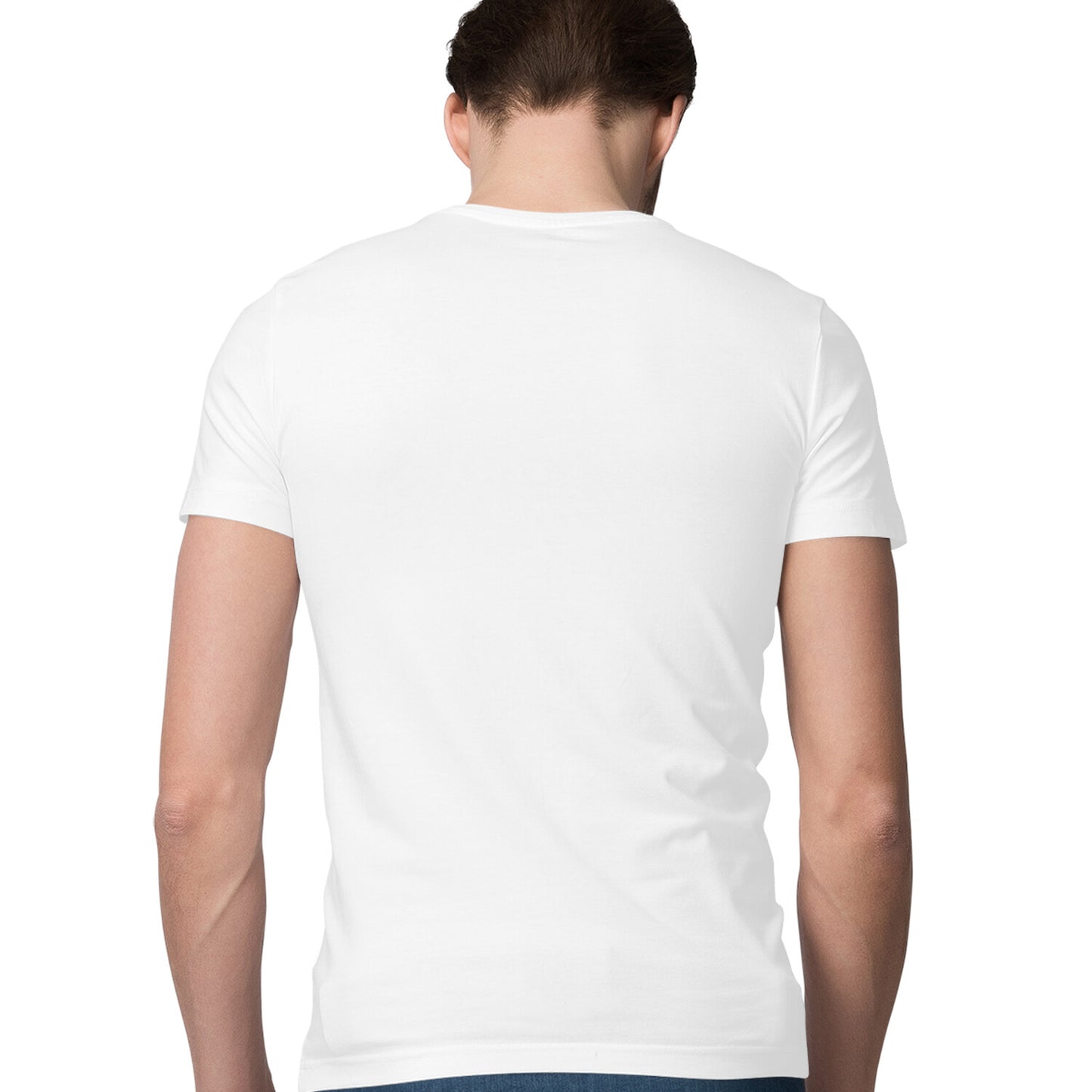 White - Half Sleeve Round Neck T-Shirt