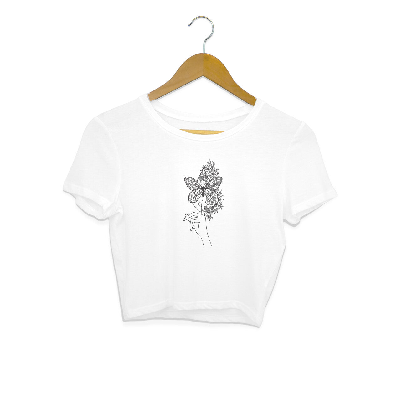 Girls Angel design 06 Printed Crop Tops