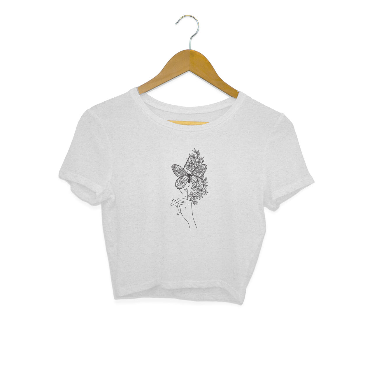 Girls Angel design 06 Printed Crop Tops