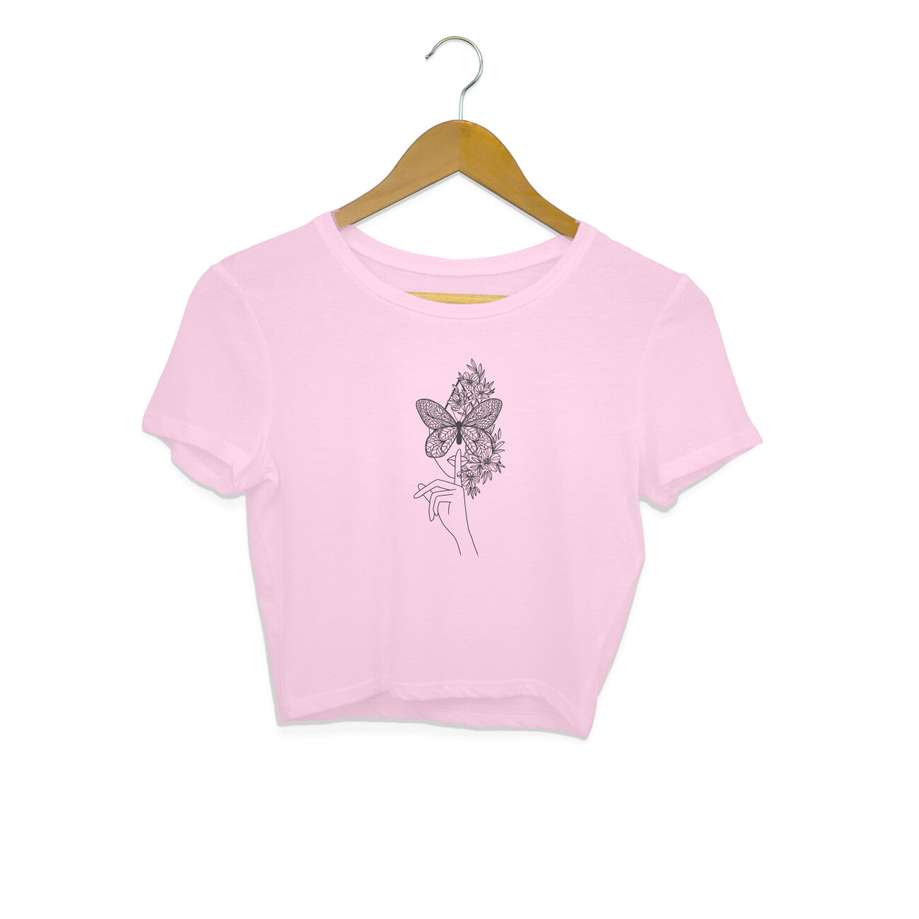 Girls Angel design 06 Printed Crop Tops