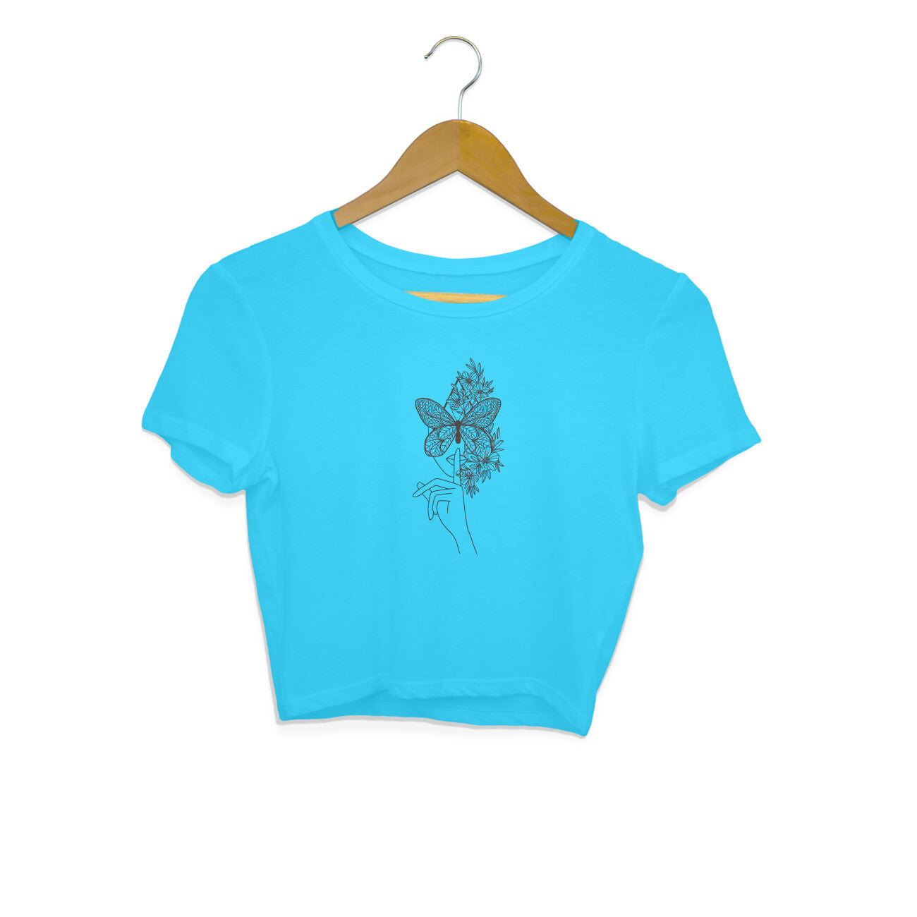 Girls Angel design 06 Printed Crop Tops