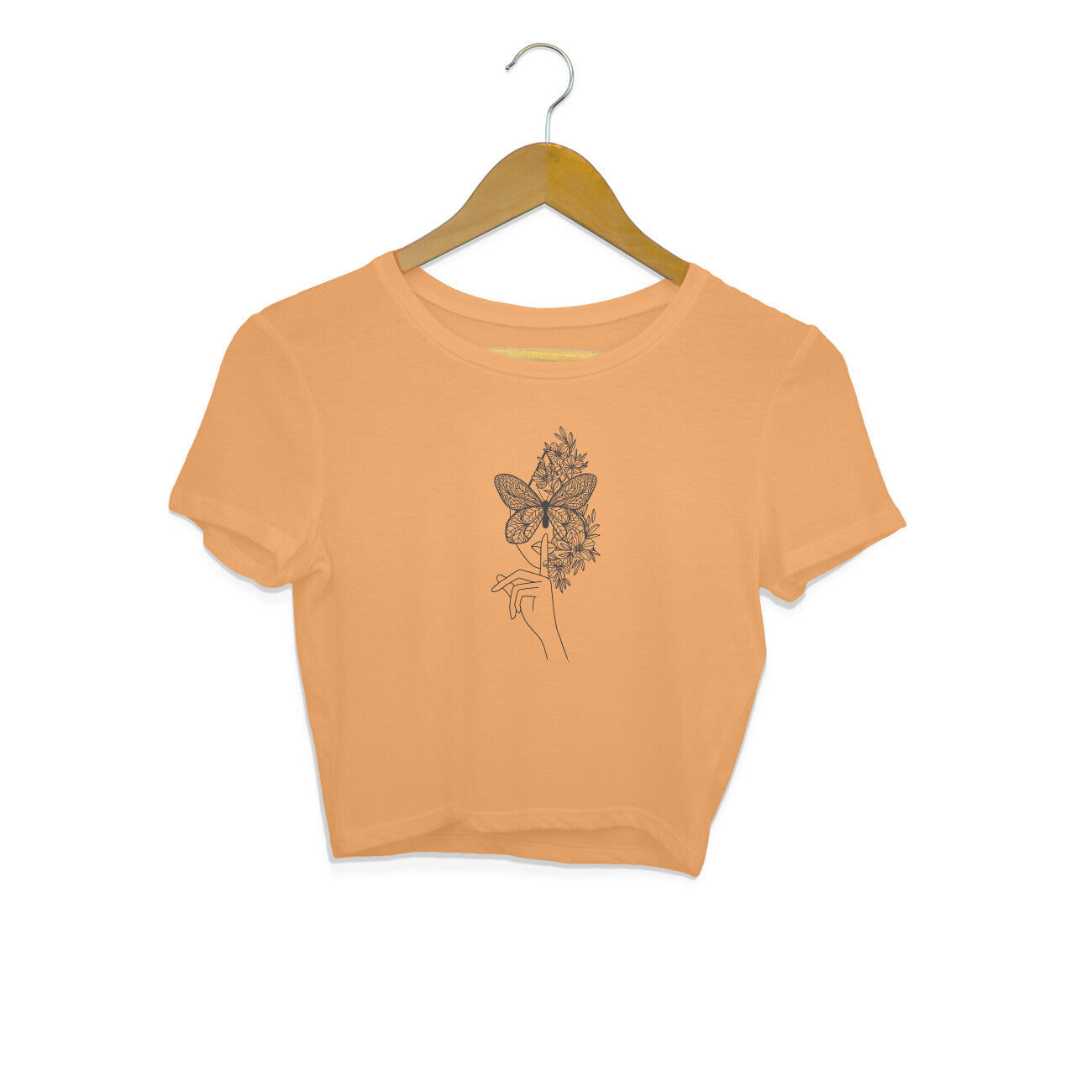 Girls Angel design 06 Printed Crop Tops