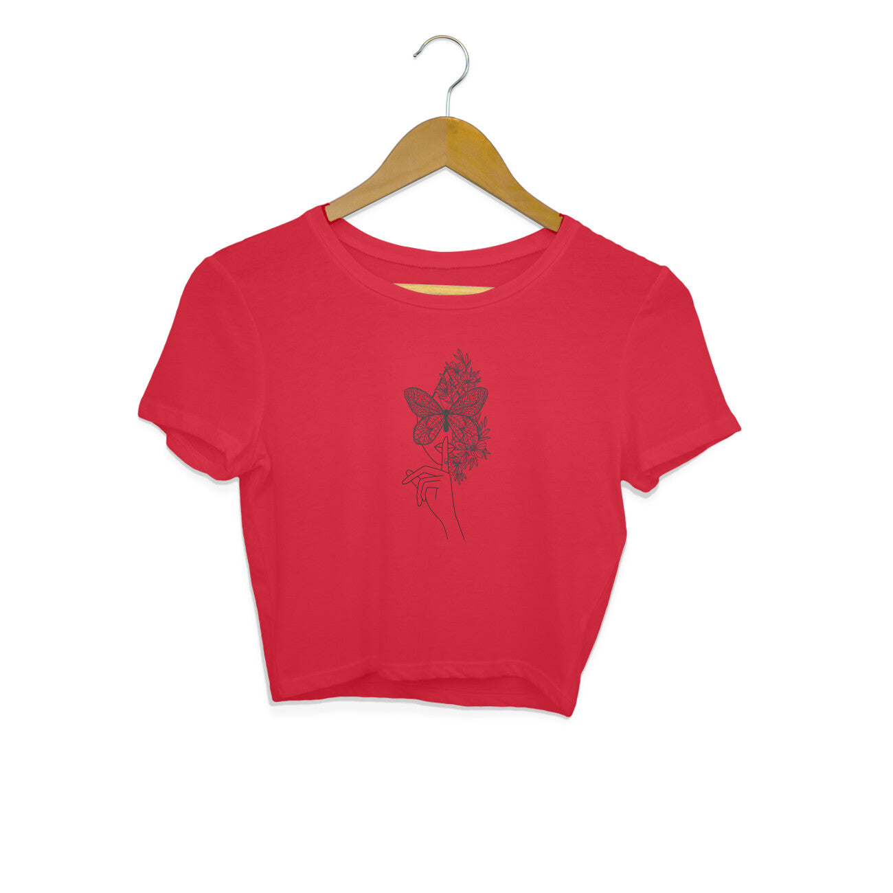 Girls Angel design 06 Printed Crop Tops