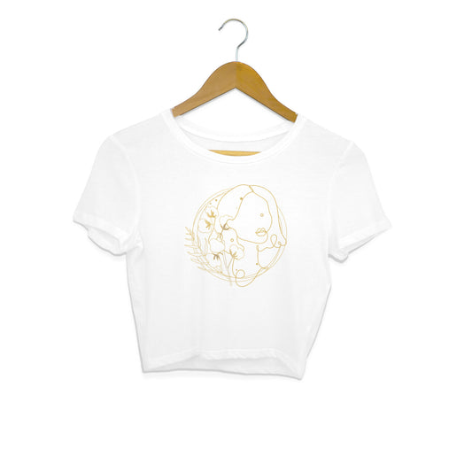 Girls Angel design 37 Printed Crop Tops