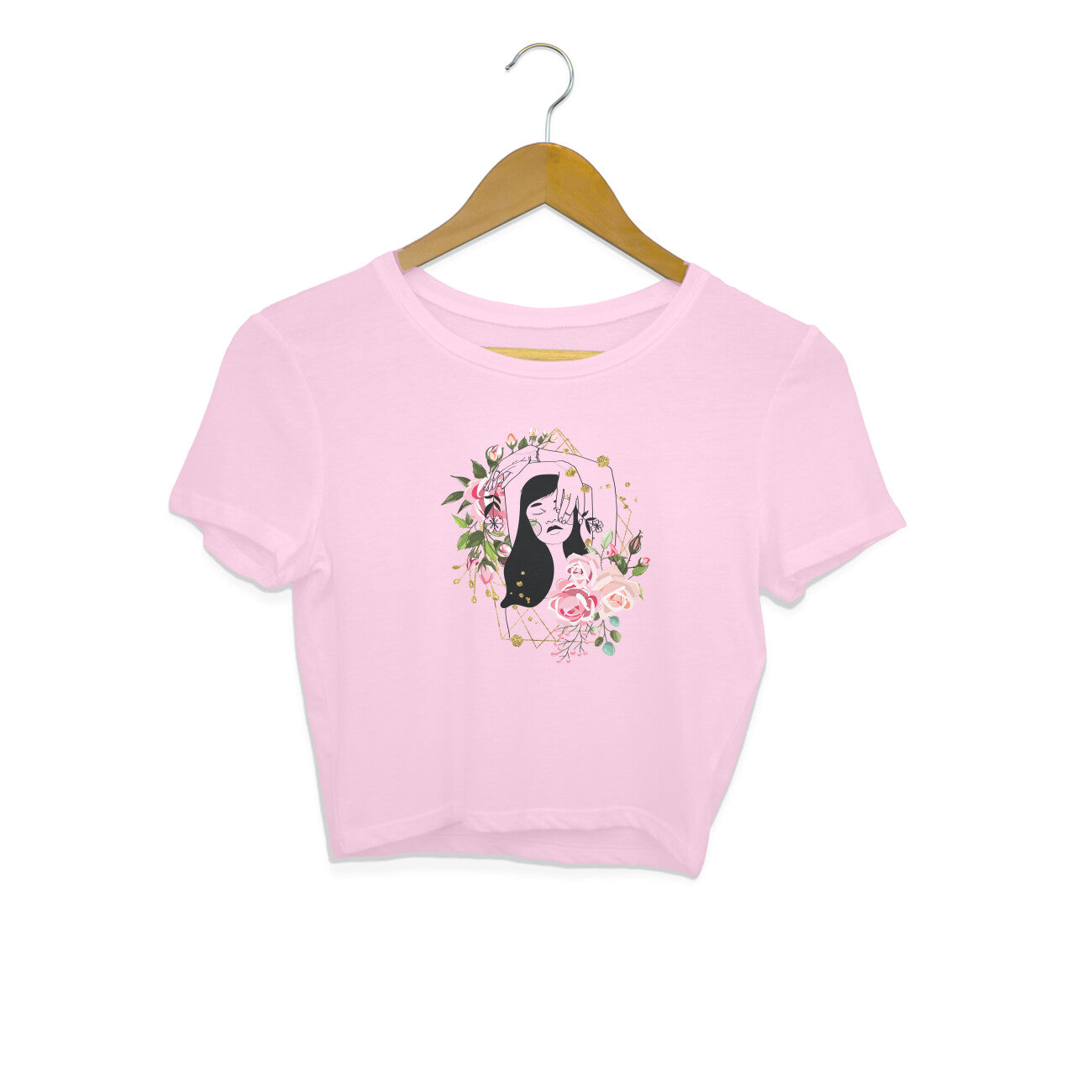 Girls Angel design 40 Printed Crop Tops
