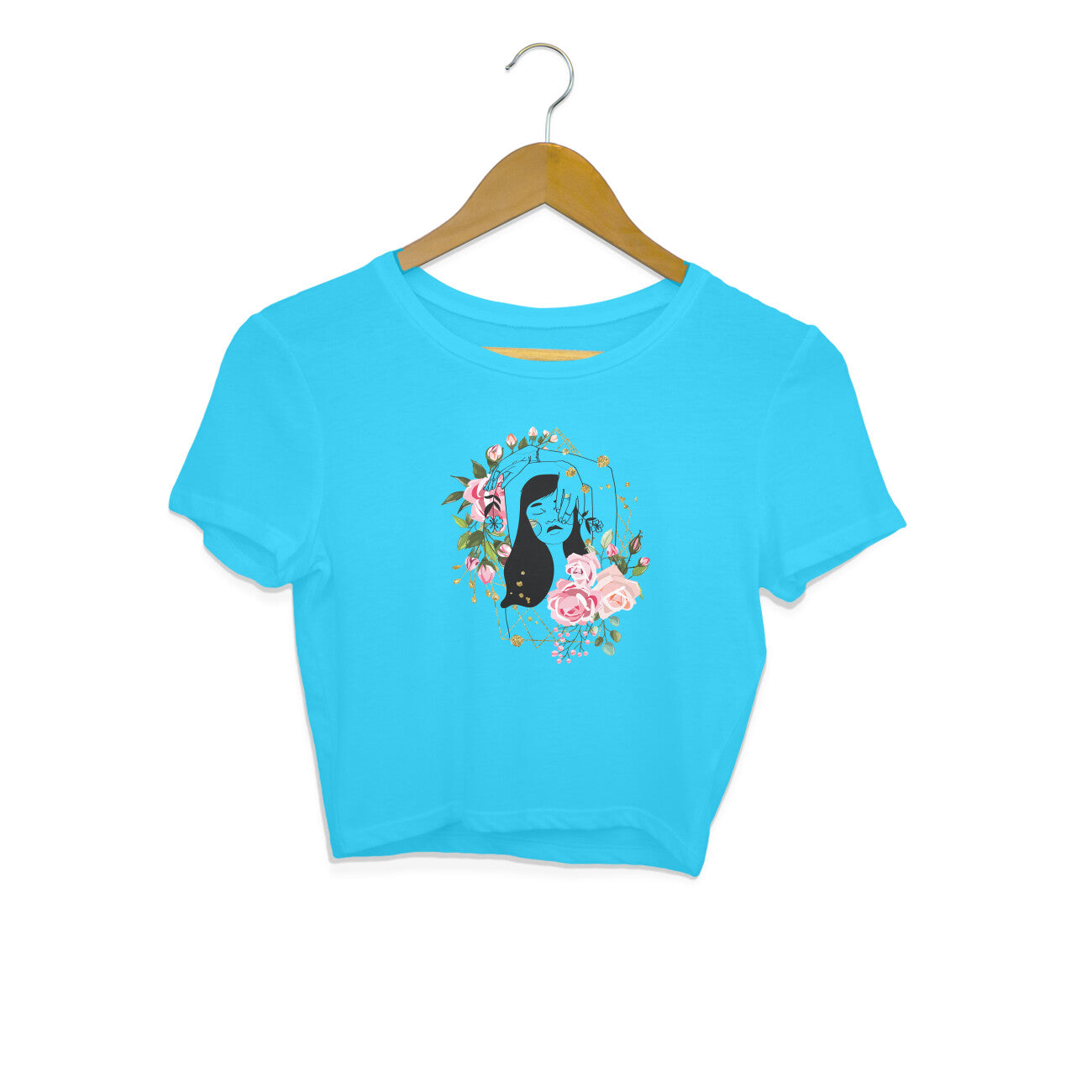 Girls Angel design 40 Printed Crop Tops