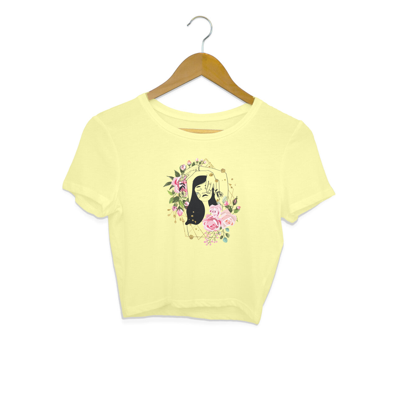 Girls Angel design 40 Printed Crop Tops