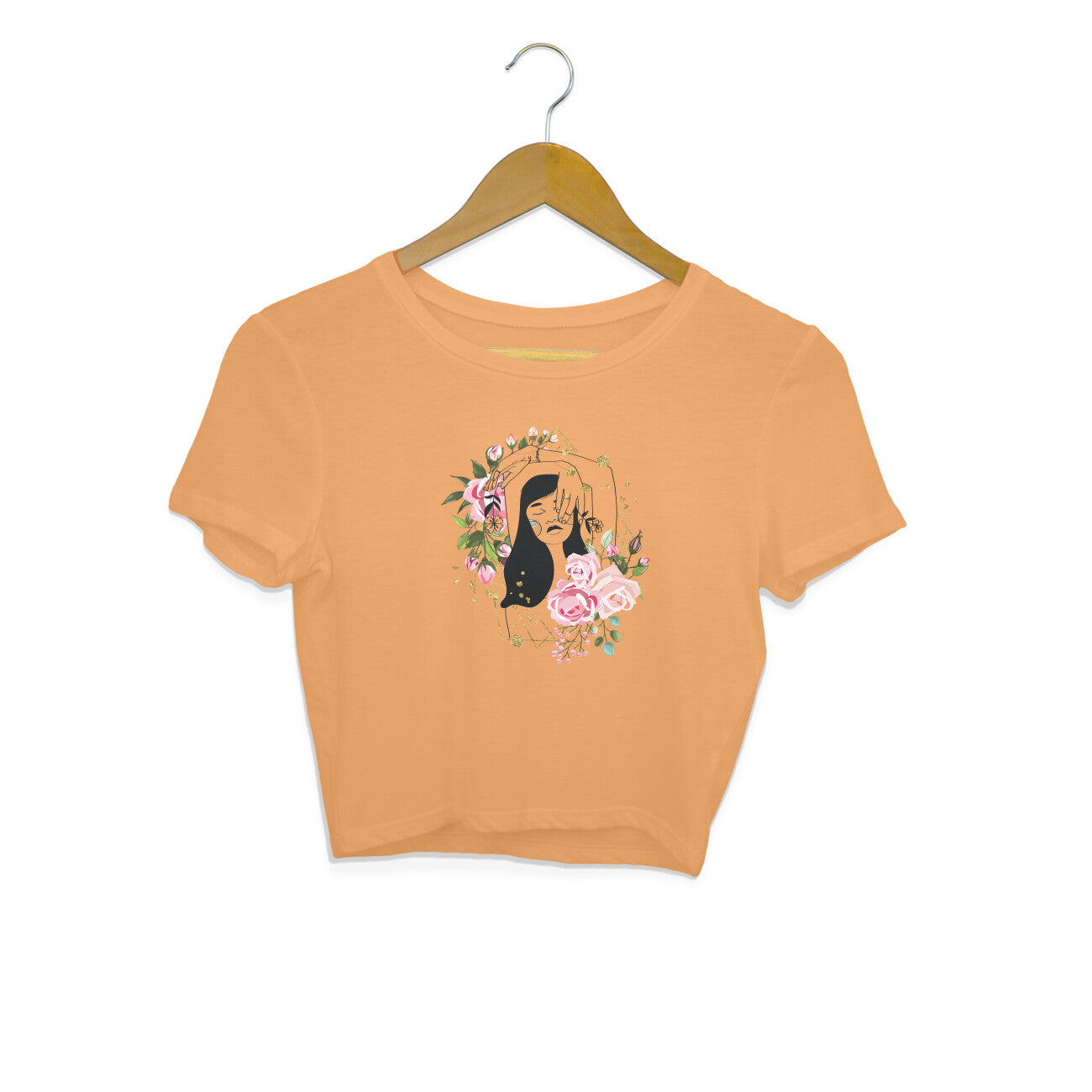 Girls Angel design 40 Printed Crop Tops