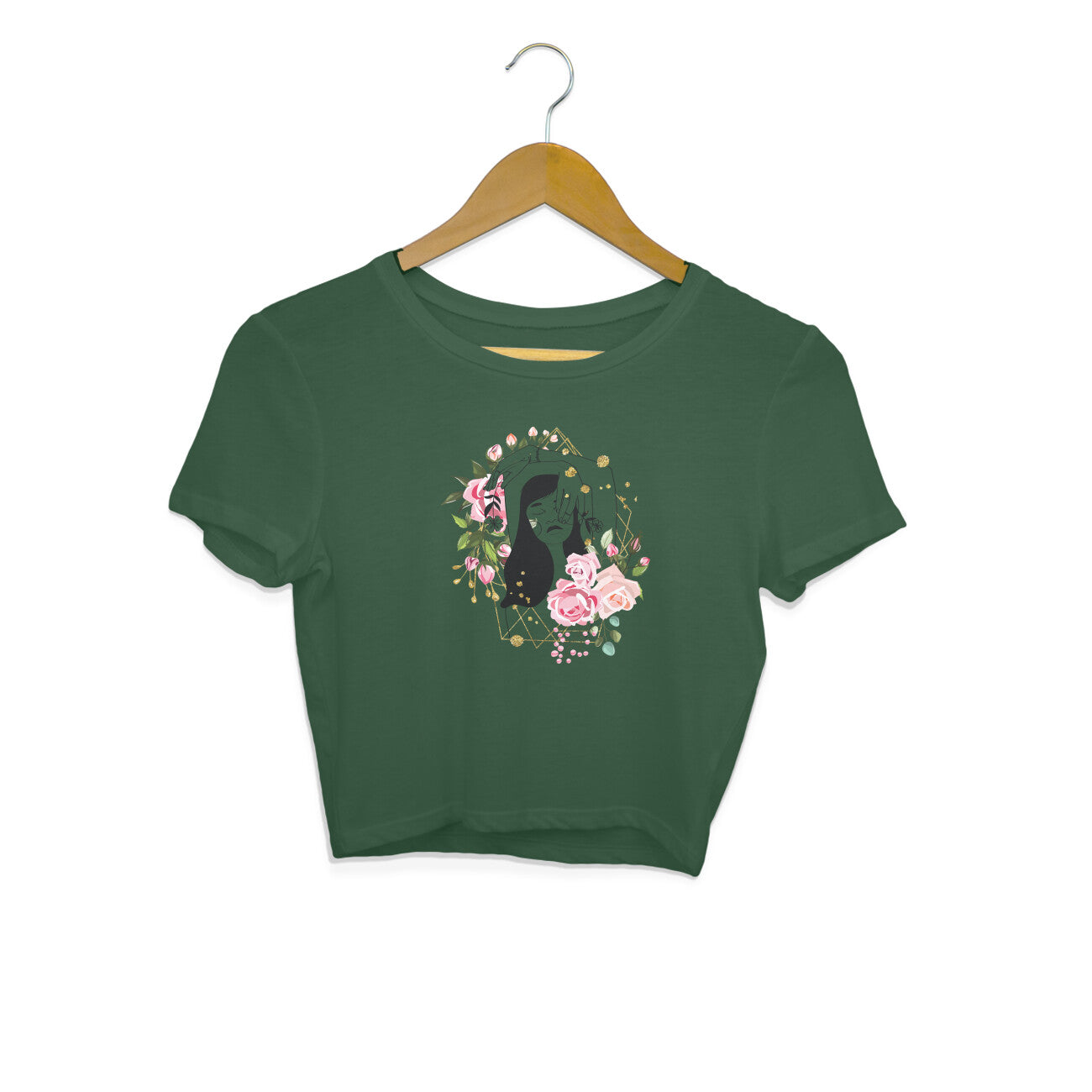 Girls Angel design 40 Printed Crop Tops