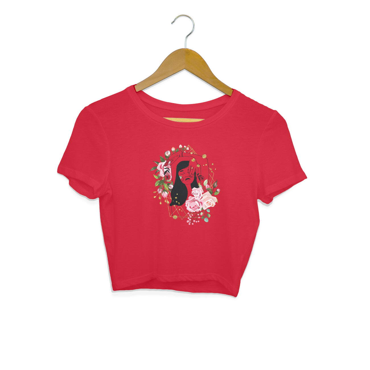 Girls Angel design 40 Printed Crop Tops