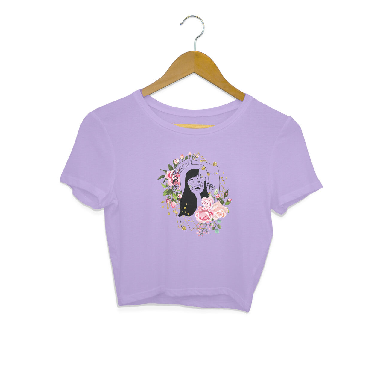 Girls Angel design 40 Printed Crop Tops