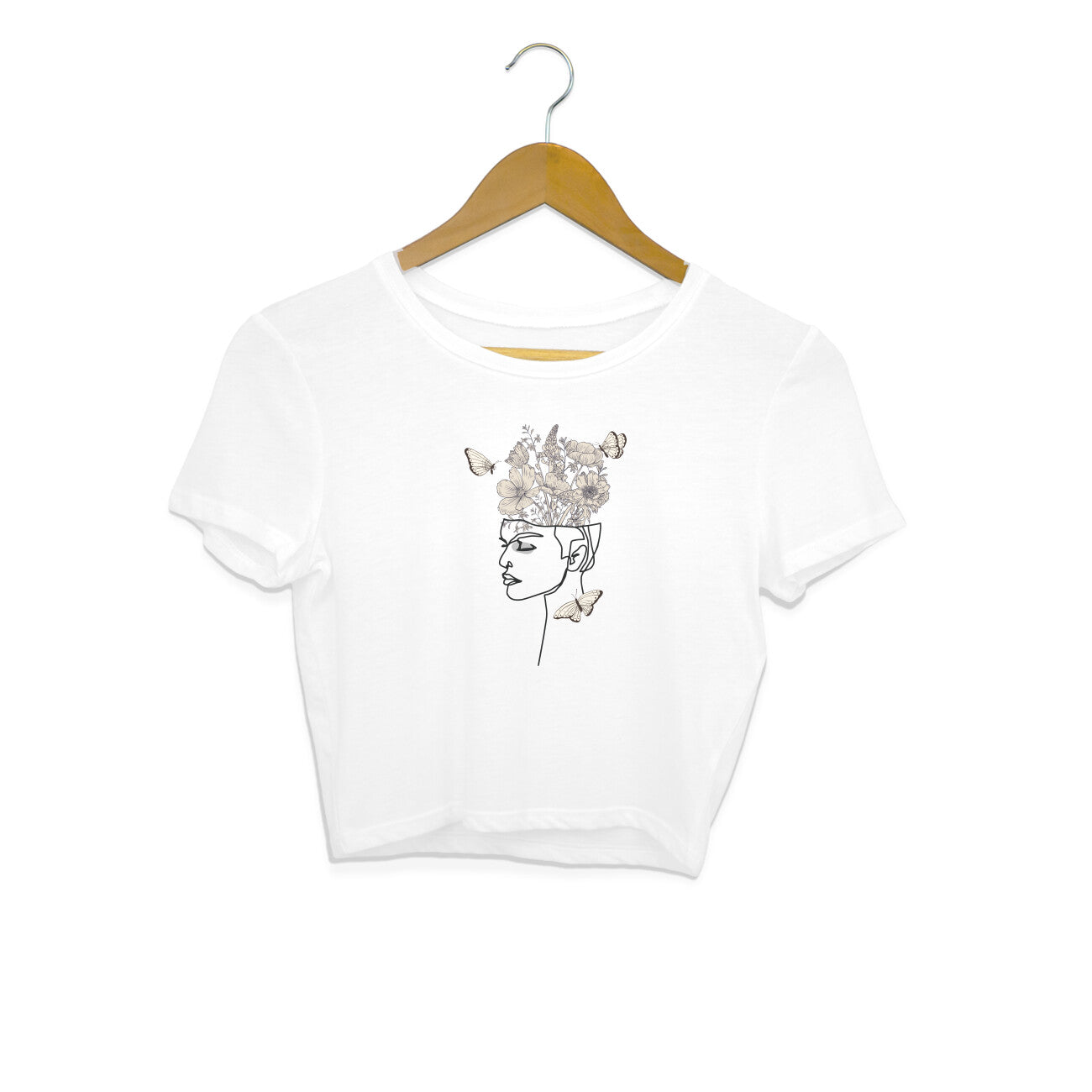 Girls Angel design 45 Printed Crop Tops