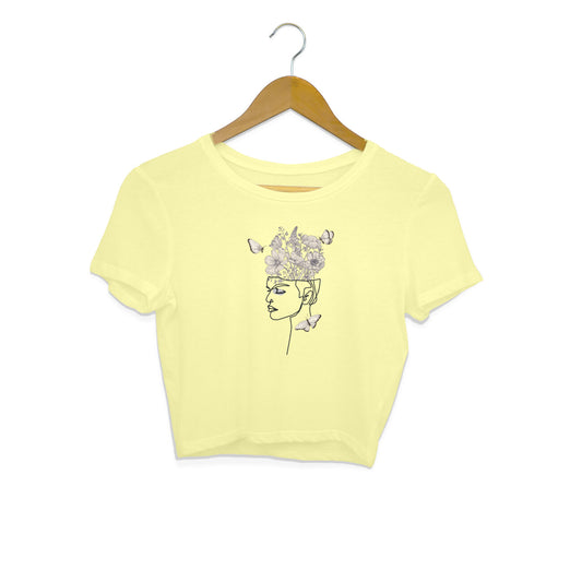 Girls Angel design 45 Printed Crop Tops