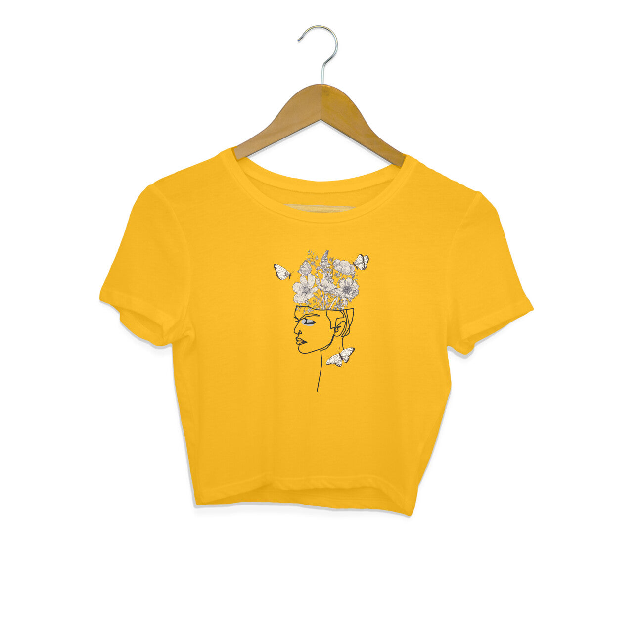 Girls Angel design 45 Printed Crop Tops