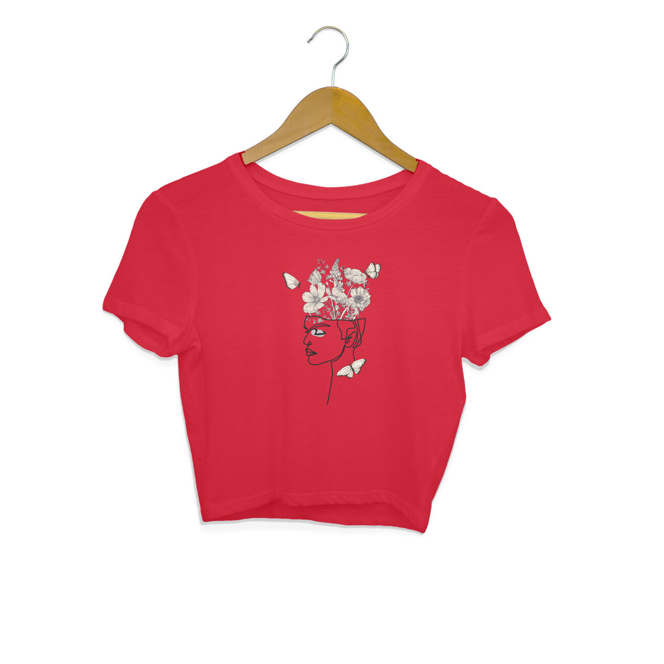 Girls Angel design 45 Printed Crop Tops