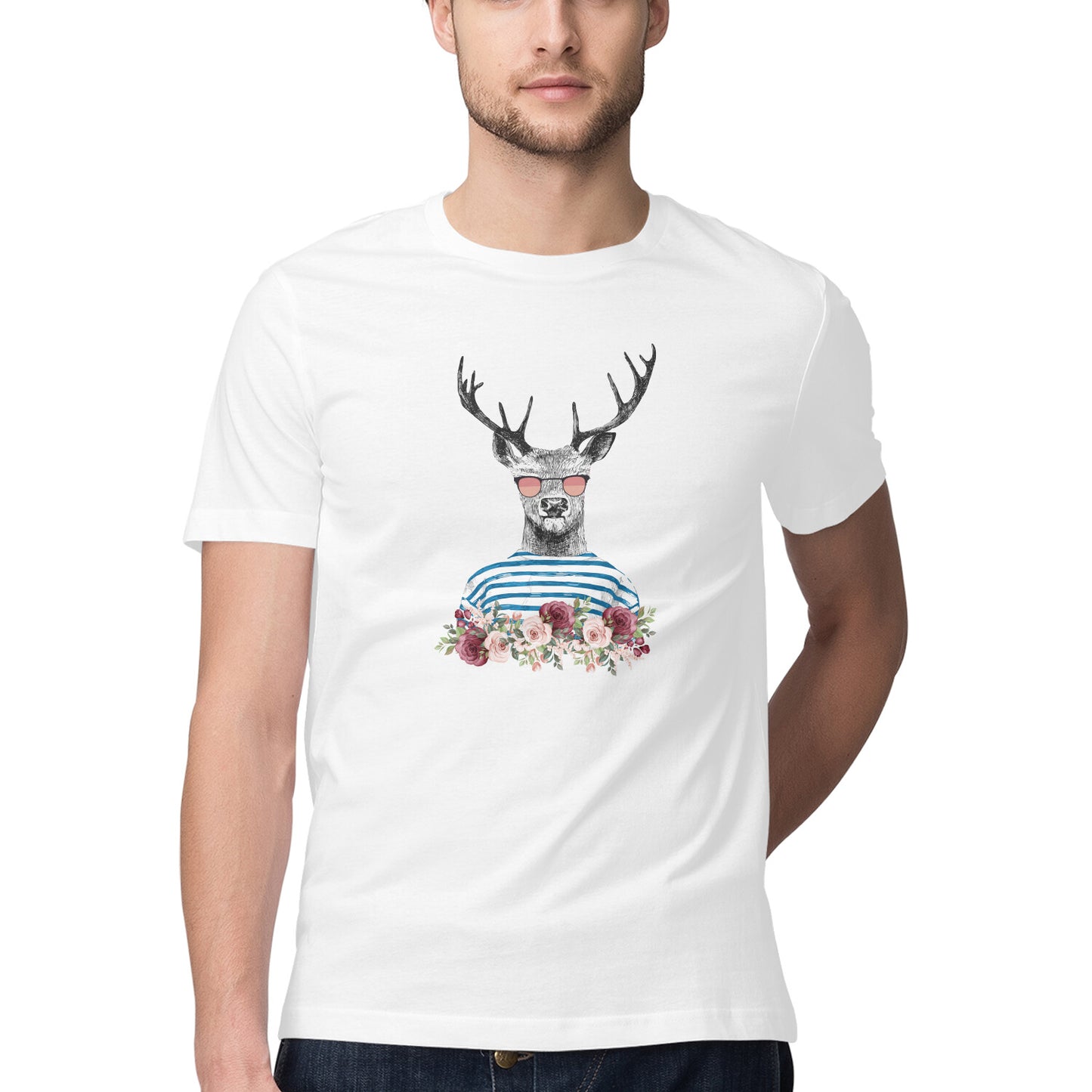COOL DEER Printed Graphic T-Shirt