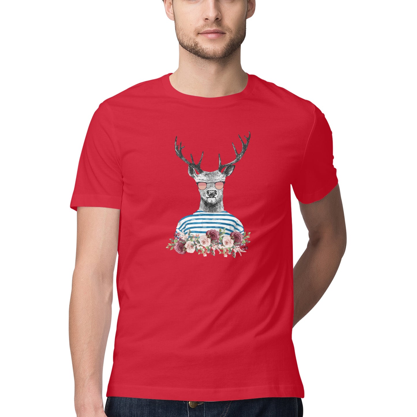 COOL DEER Printed Graphic T-Shirt