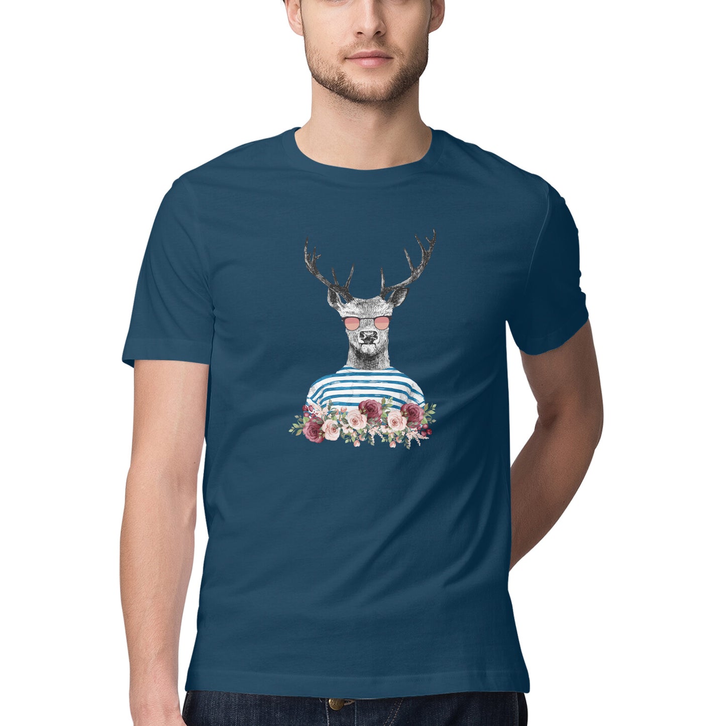 COOL DEER Printed Graphic T-Shirt