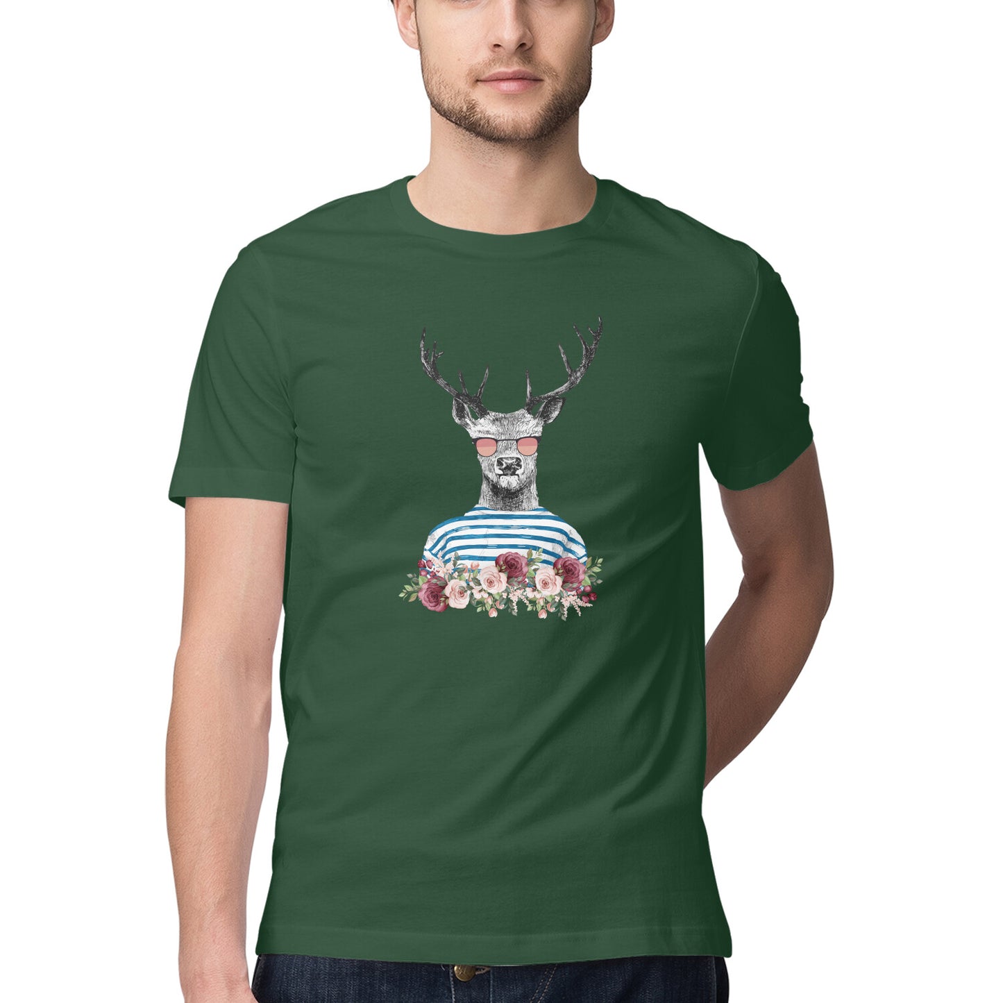 COOL DEER Printed Graphic T-Shirt