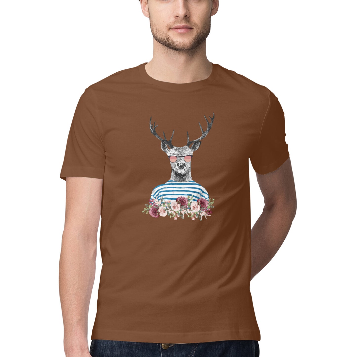 COOL DEER Printed Graphic T-Shirt