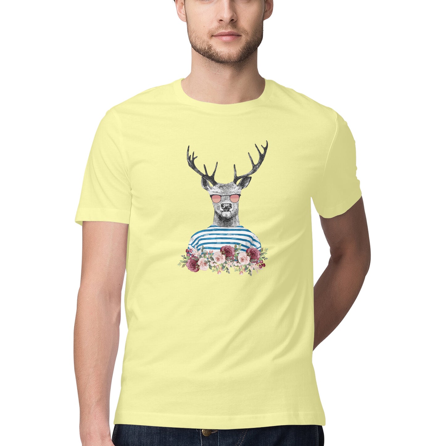 COOL DEER Printed Graphic T-Shirt