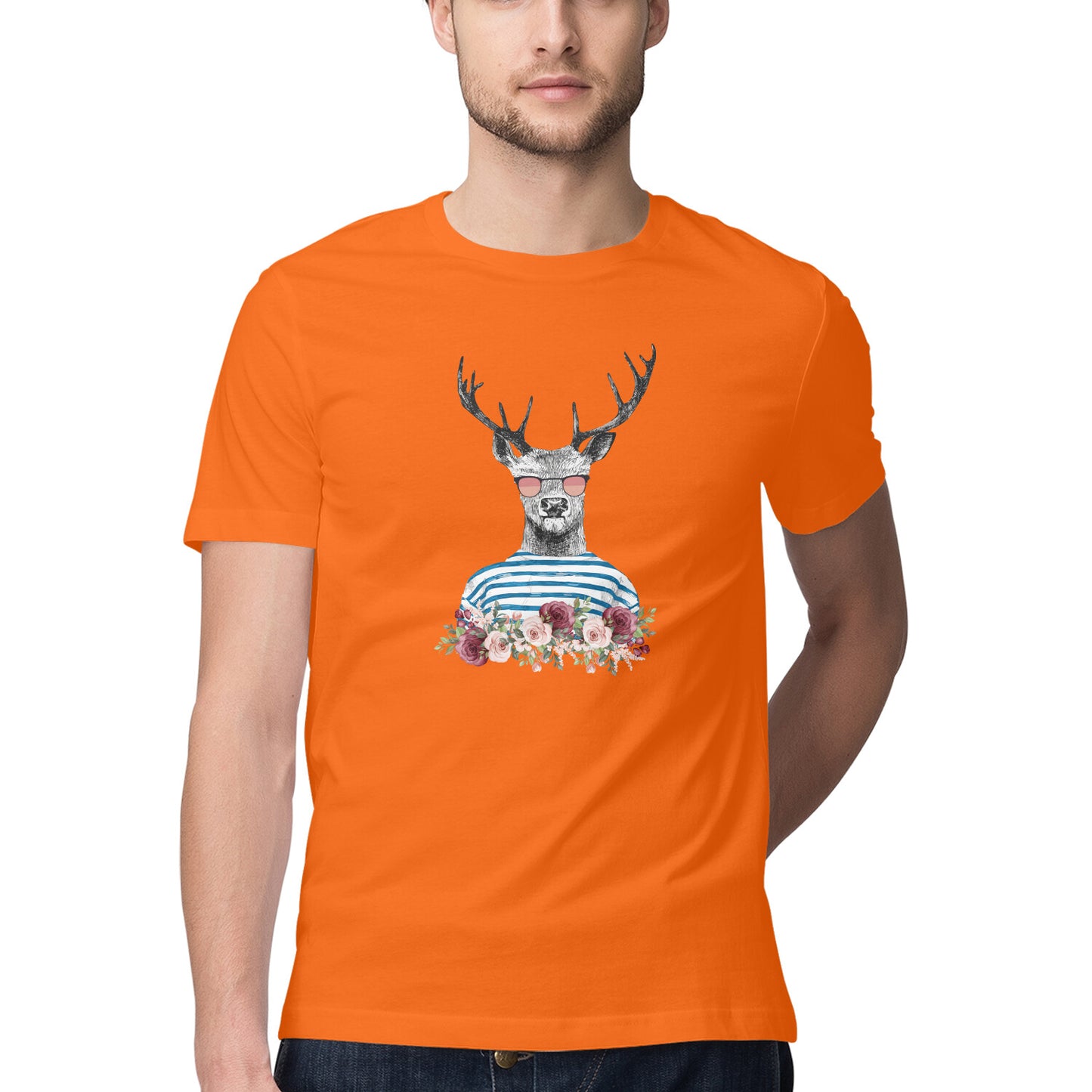 COOL DEER Printed Graphic T-Shirt