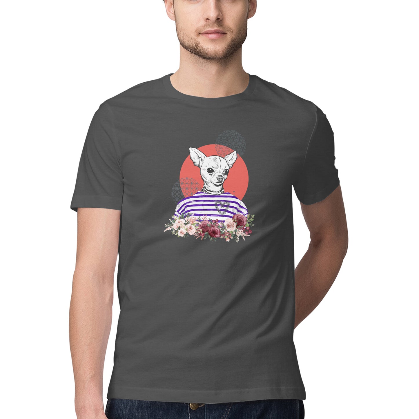 COOL chiwawa Printed Graphic T-Shirt