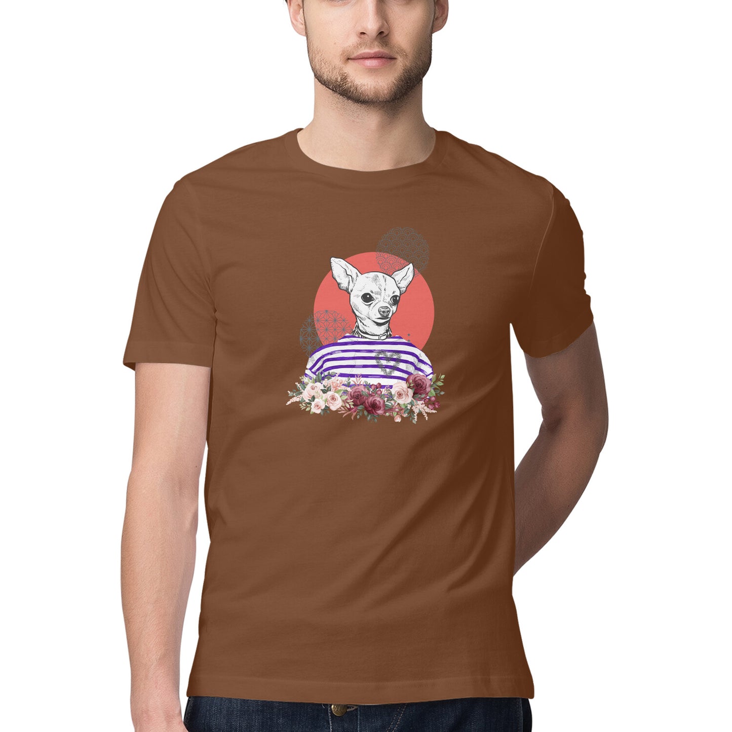 COOL chiwawa Printed Graphic T-Shirt