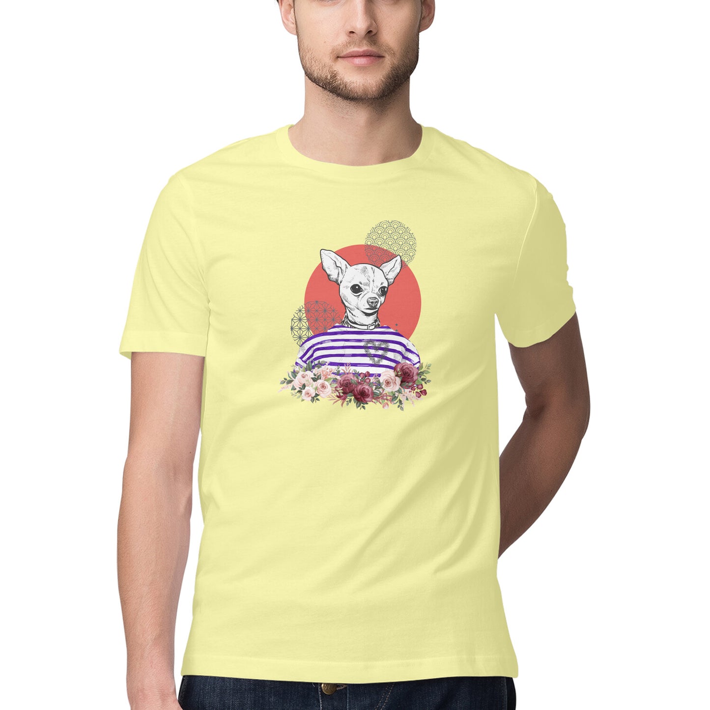 COOL chiwawa Printed Graphic T-Shirt