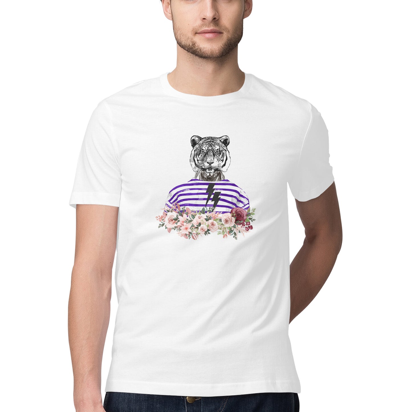 COOL PANTHER Printed Graphic T-Shirt