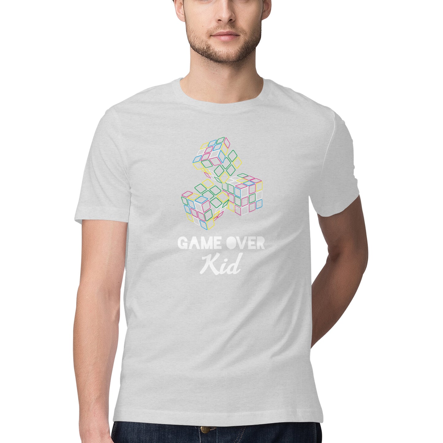 GAME OVER KID Printed Graphic T-Shirt