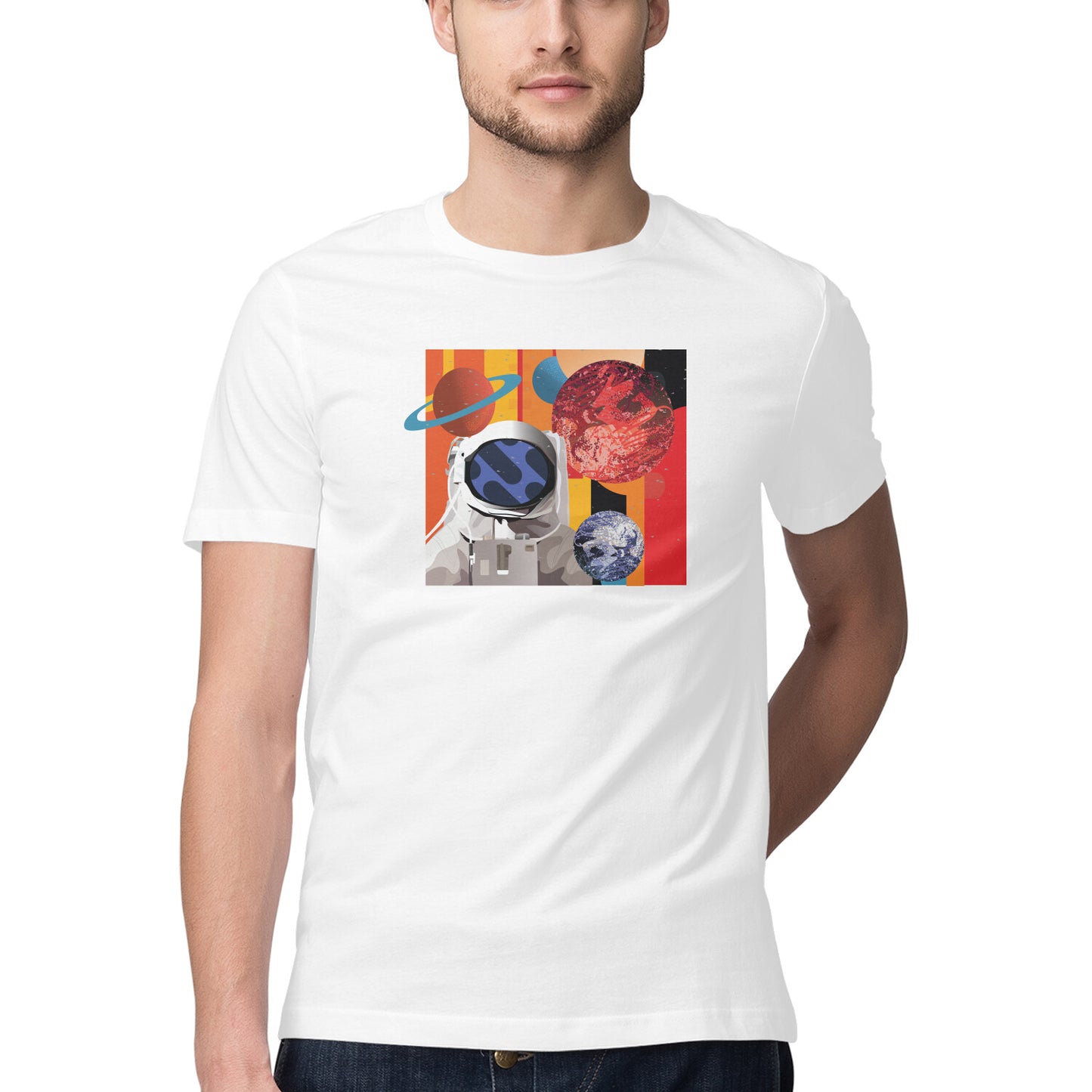 Space Art 2 Printed Graphic T-Shirt