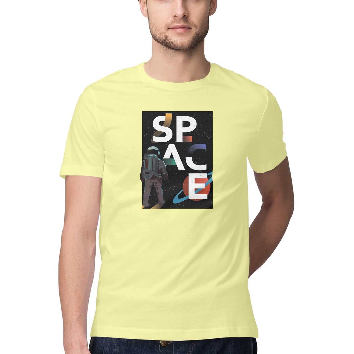 Space Art 10 Printed Graphic T-Shirt