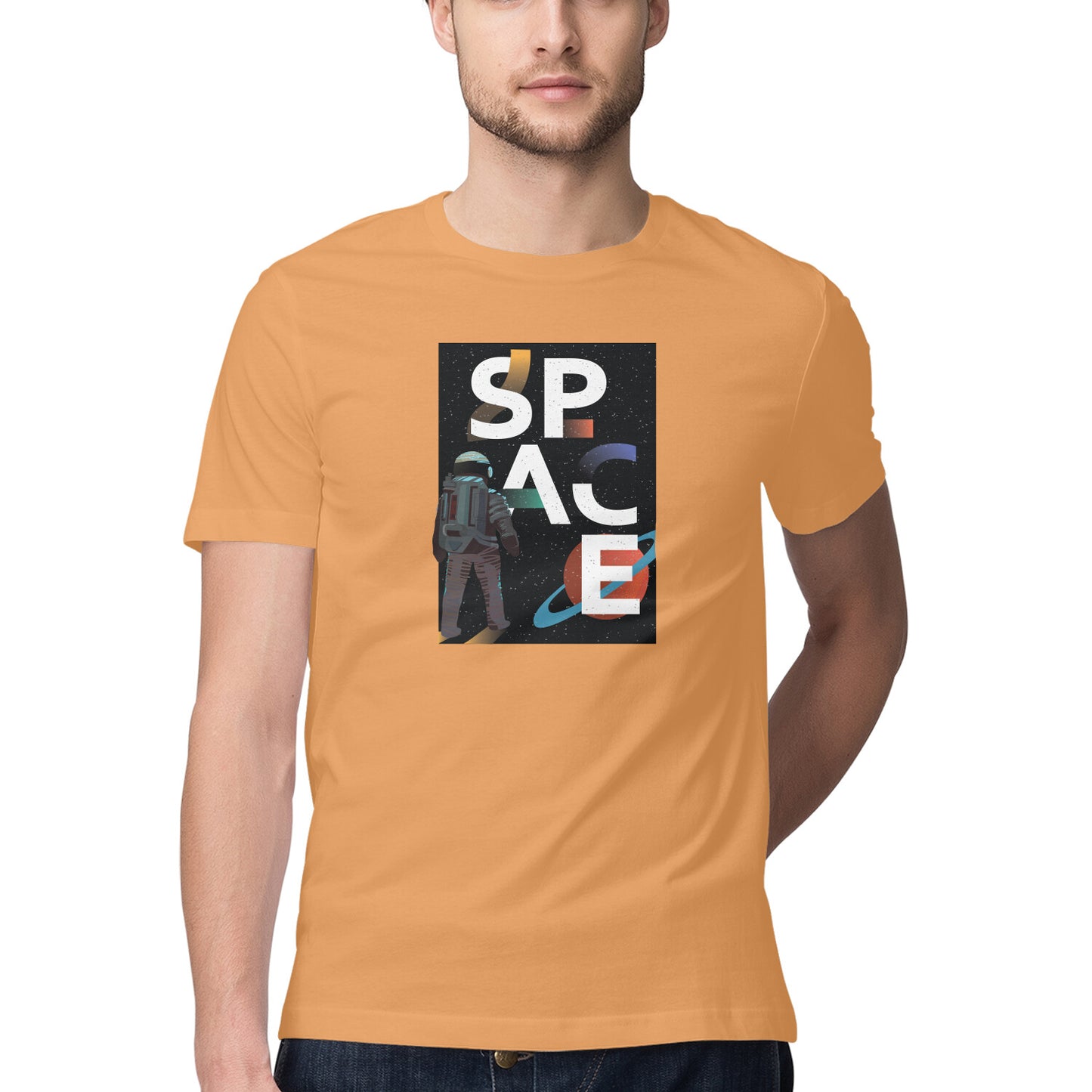 Space Art 10 Printed Graphic T-Shirt