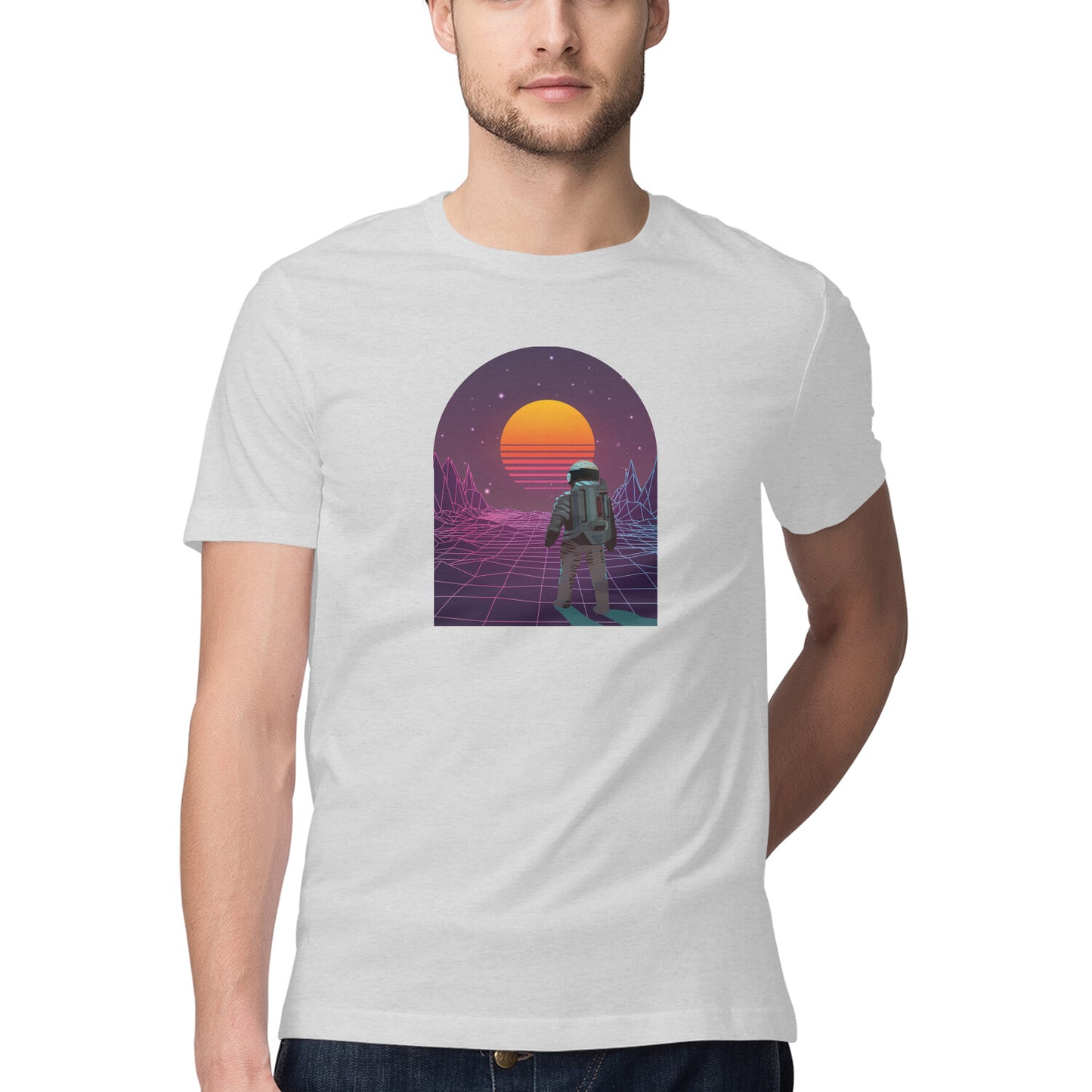Space Art 12 Printed Graphic T-Shirt