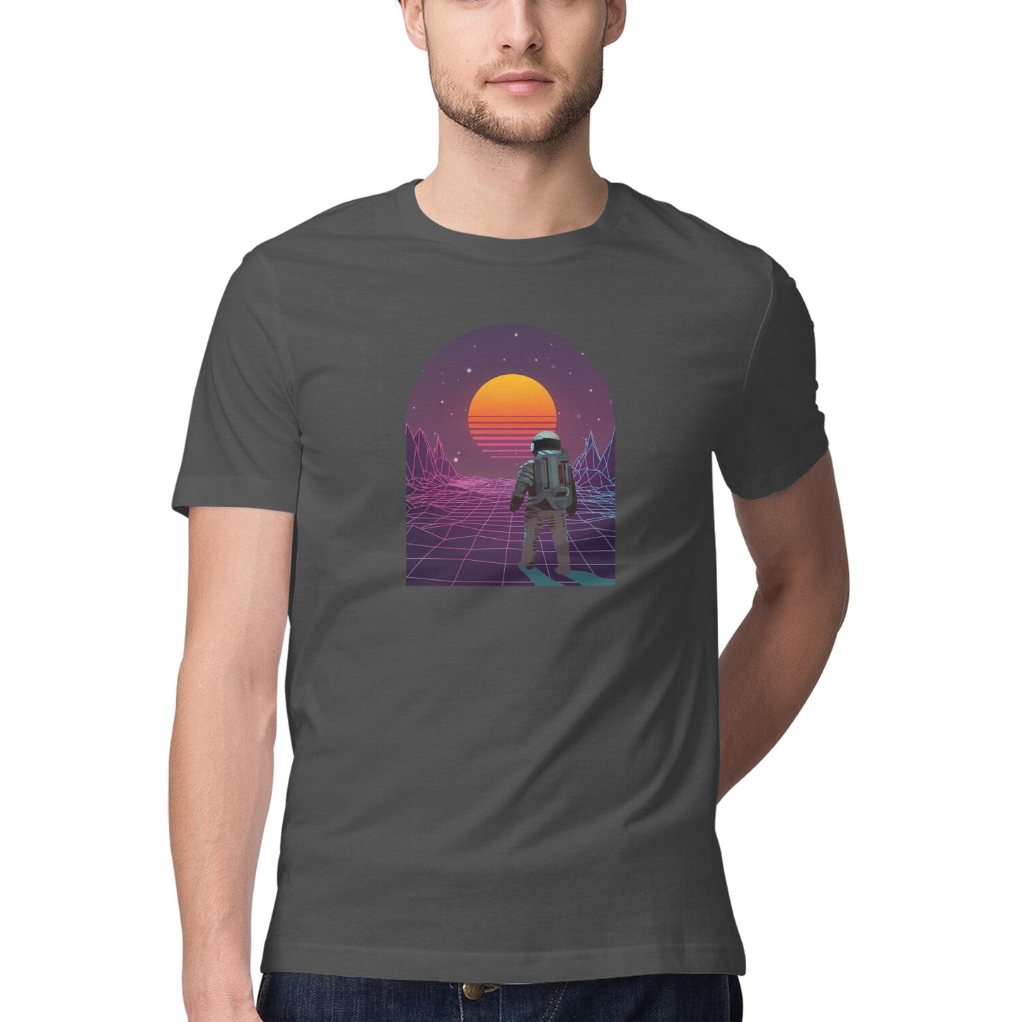 Space Art 12 Printed Graphic T-Shirt