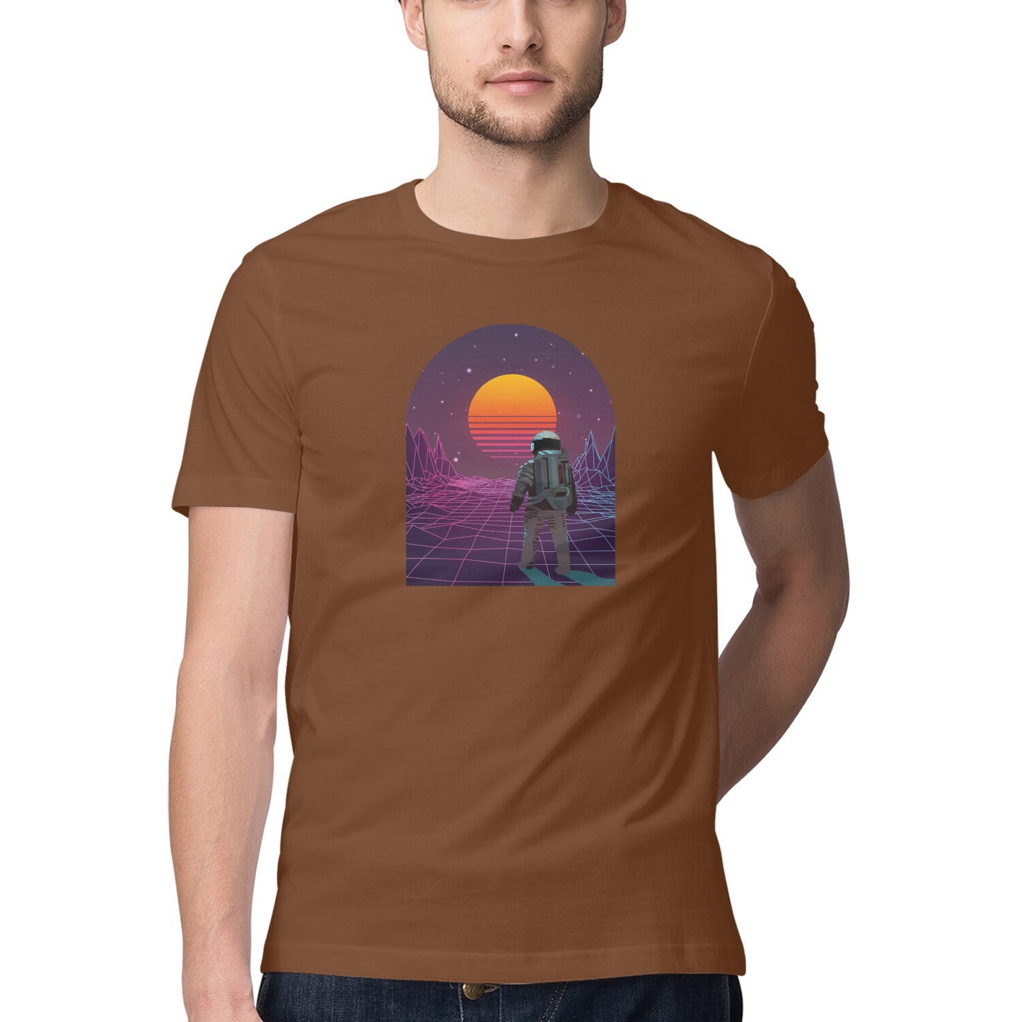 Space Art 12 Printed Graphic T-Shirt