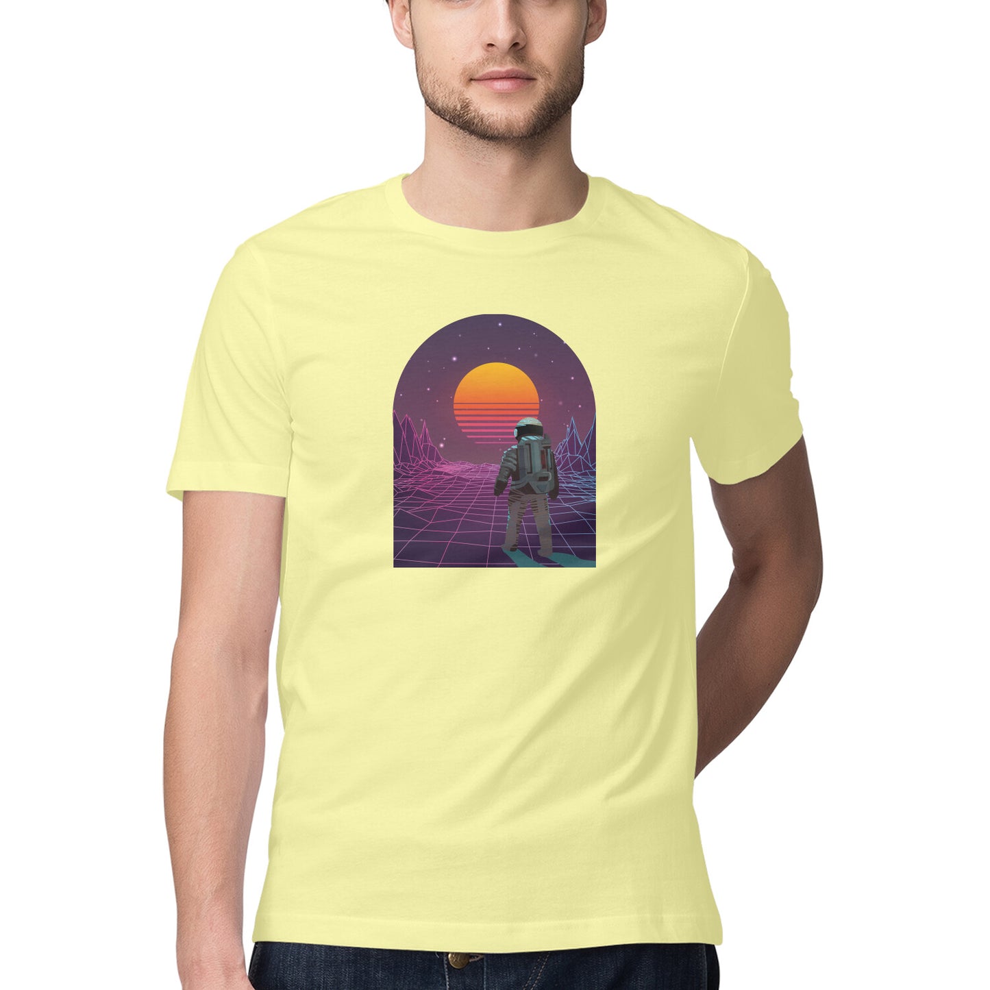 Space Art 12 Printed Graphic T-Shirt