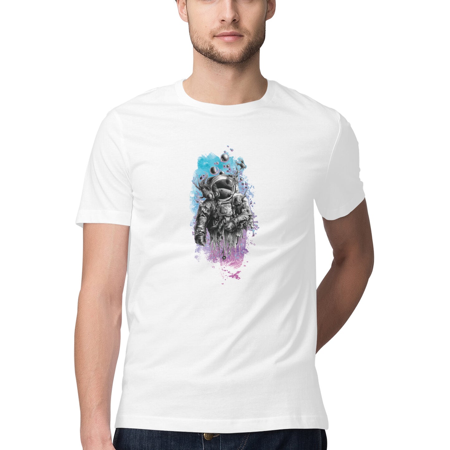Space Art 14 Printed Graphic T-Shirt