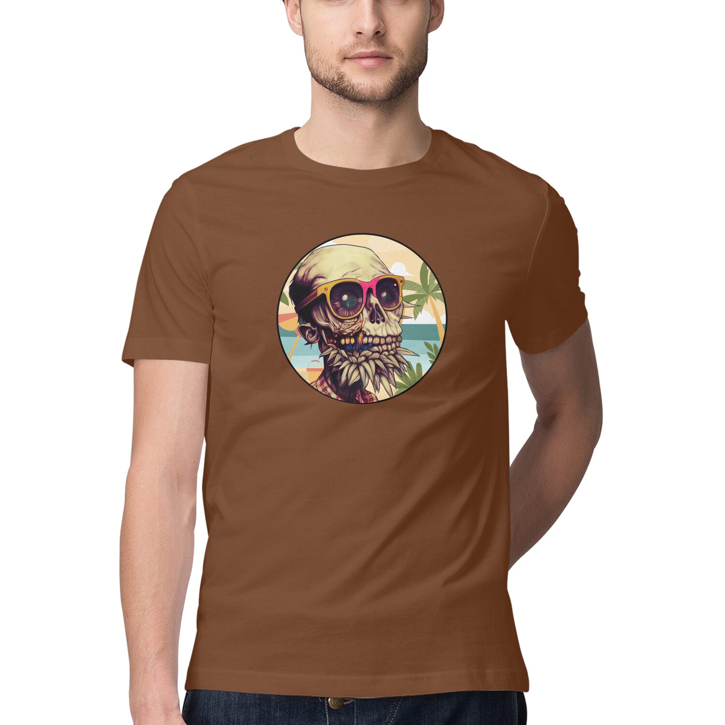 Zombies and monsters Design 2 Printed Graphic T-Shirt