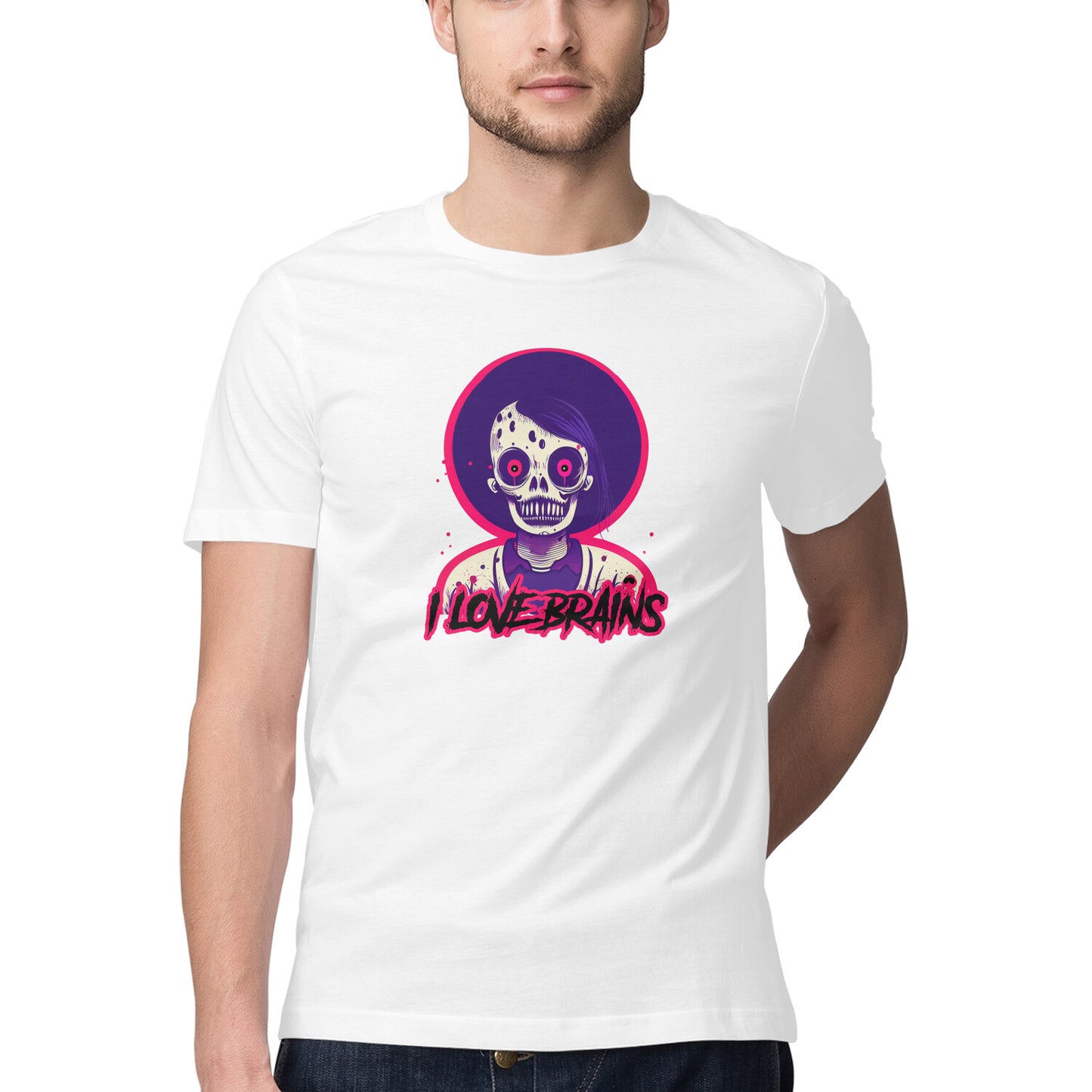 Zombies and monsters Design 9 Printed Graphic T-Shirt