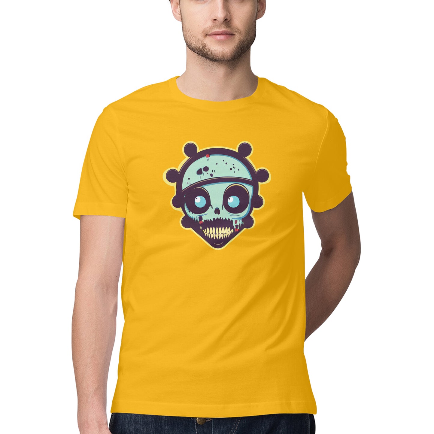 Zombies and monsters Design 8 Printed Graphic T-Shirt