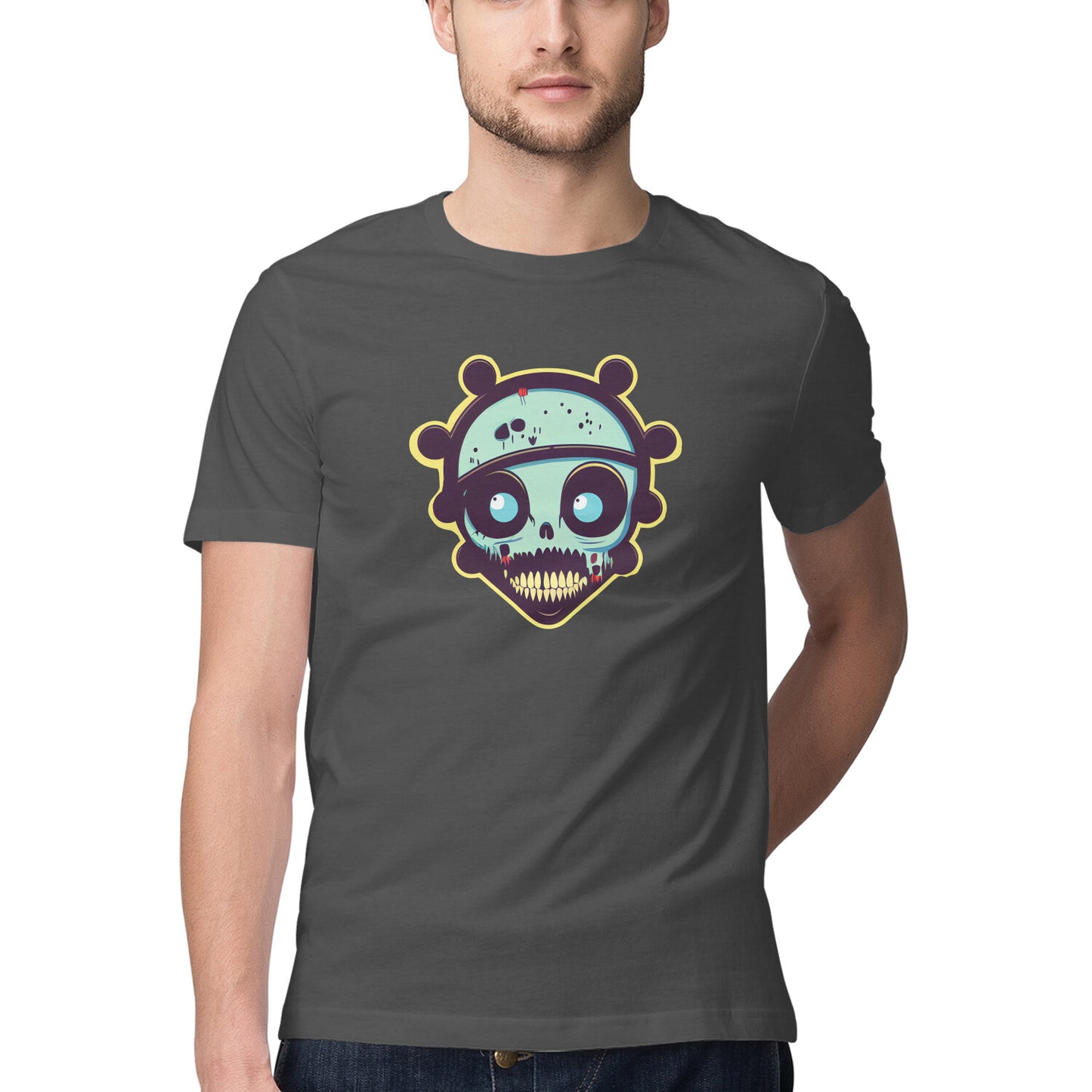 Zombies and monsters Design 8 Printed Graphic T-Shirt