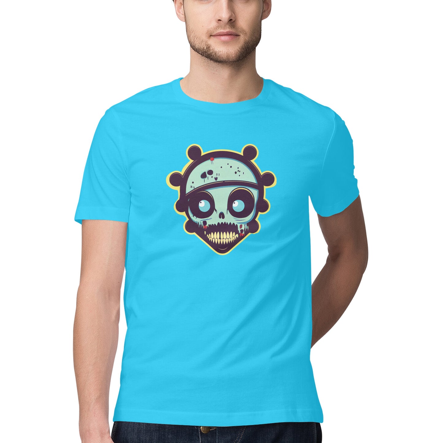 Zombies and monsters Design 8 Printed Graphic T-Shirt