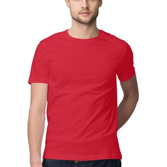 Red - Half Sleeve Round Neck T-Shirt