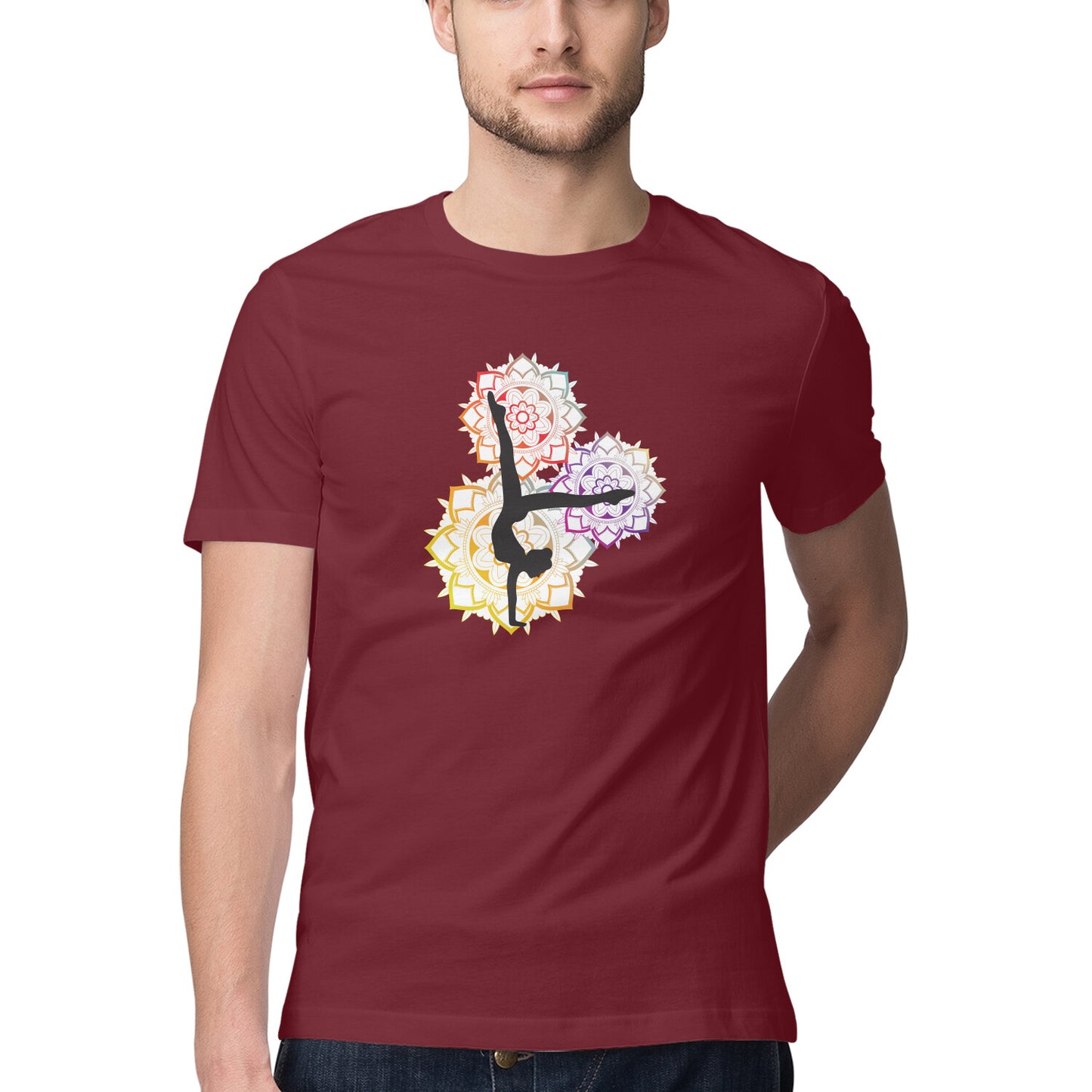 Yoga and Meditation 9 Printed Graphic T-Shirt